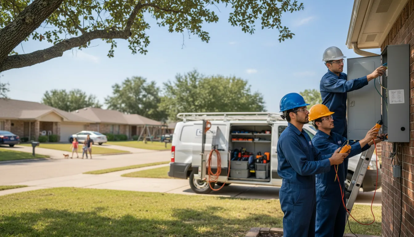 Certified electrician providing emergency electrical services in Lavinia, TN